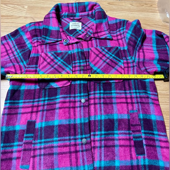 🏷️🏷️Ashley by 26 international outerwear sz L plaid shacket - Picture 5 of 9